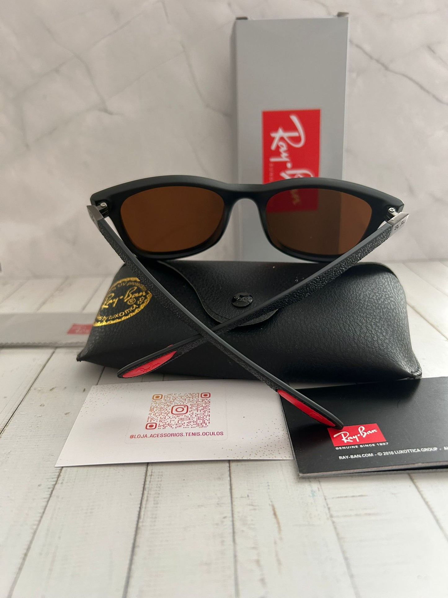 Ray-Ban Liteforce Preto C/ Lente Castanha 👩🧔