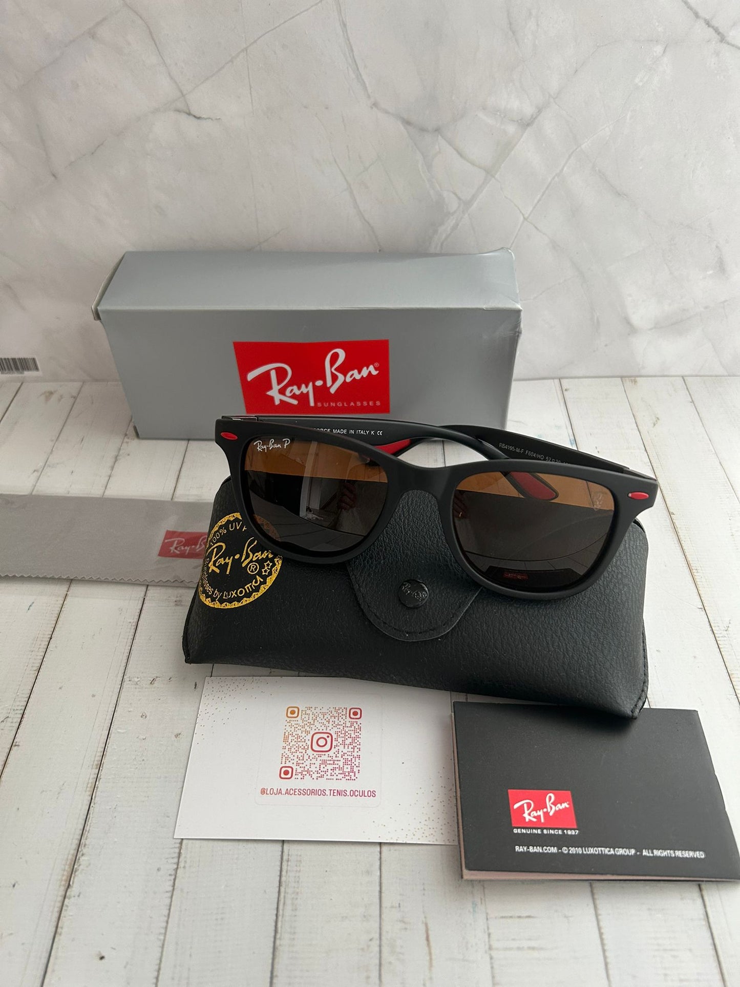 Ray-Ban Liteforce Preto C/ Lente Castanha 👩🧔