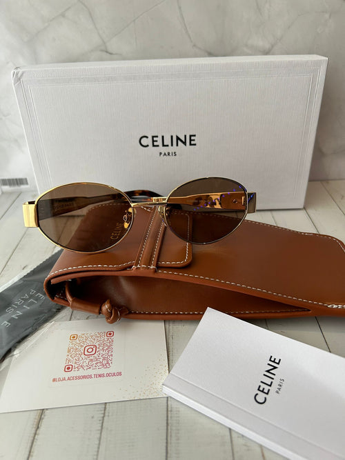 Óculos Celine Lente Castanha Premium
