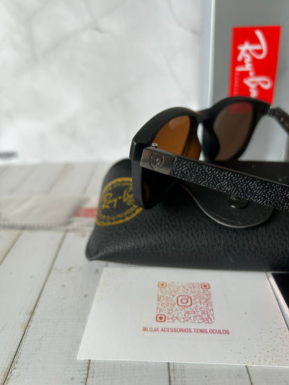 Ray-Ban Liteforce Preto C/ Lente Castanha 👩🧔