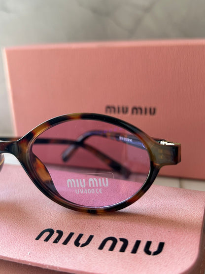 Miu Miu Vintage Tartaruga 5519- Lente Rosa👩