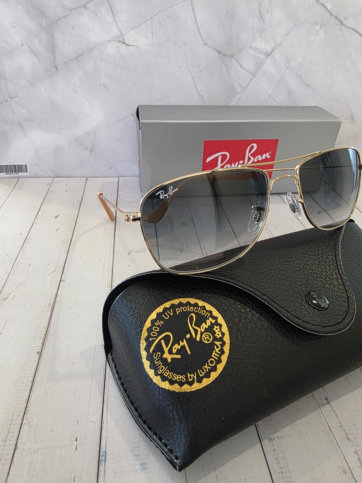 Ray-Ban Aviator Gold Gradient
