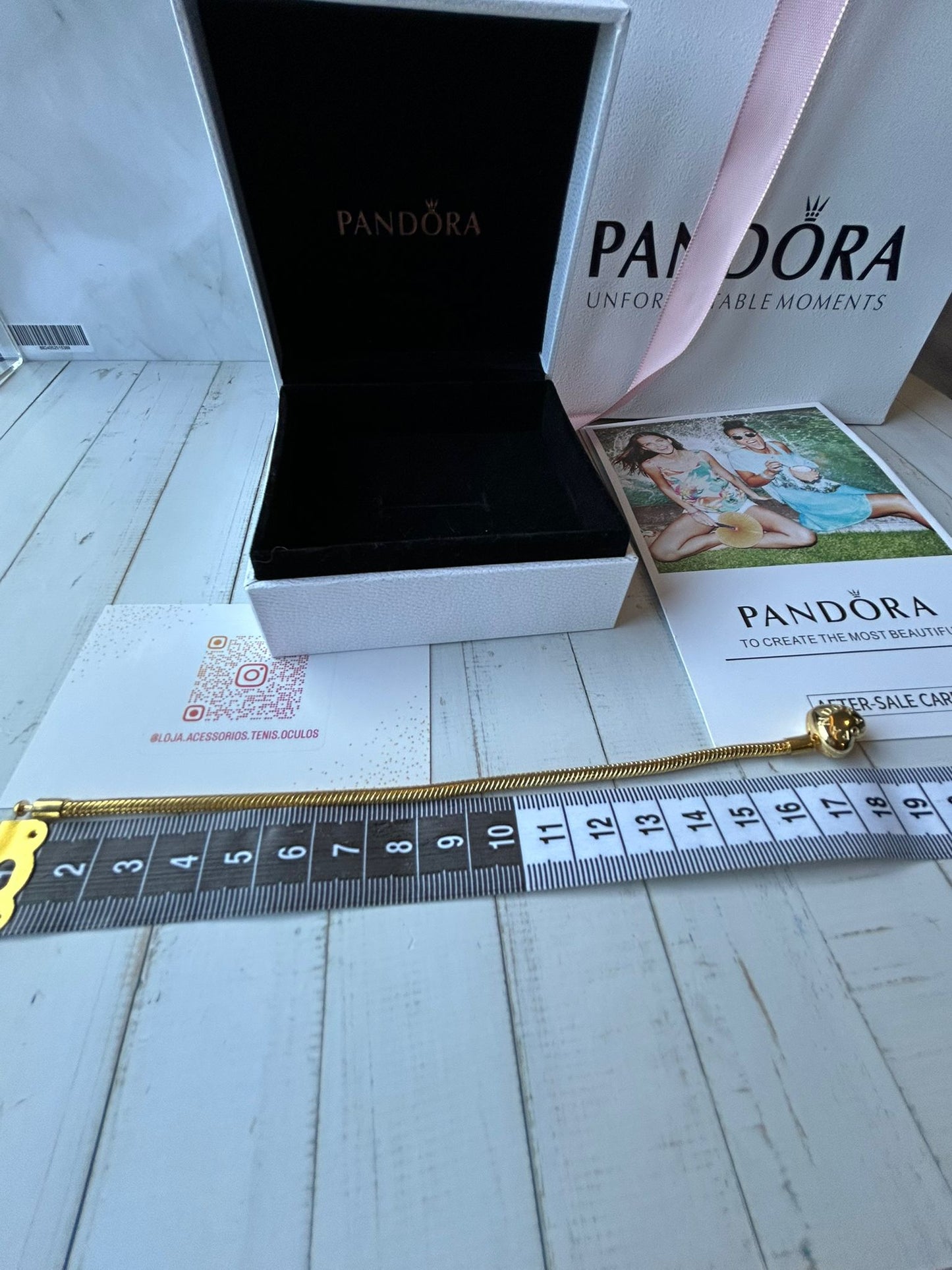 Pulseira pandora Dourada