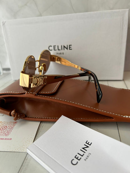 Óculos Celine Lente Verde Premium