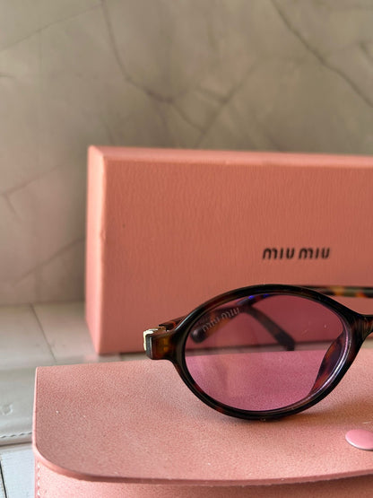 Miu Miu Vintage Tartaruga 5519- Lente Rosa👩