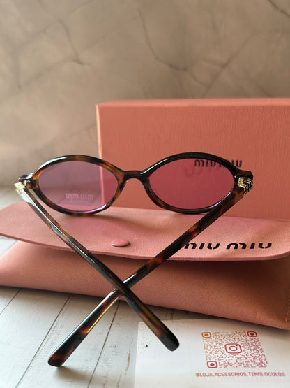 Miu Miu Vintage Tartaruga 5519- Lente Rosa👩
