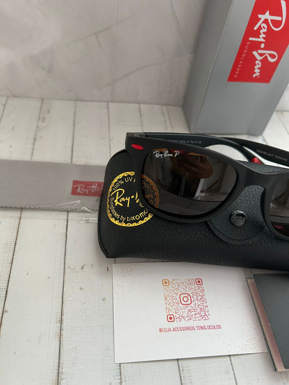 Ray-Ban Liteforce Preto C/ Lente Castanha 👩🧔