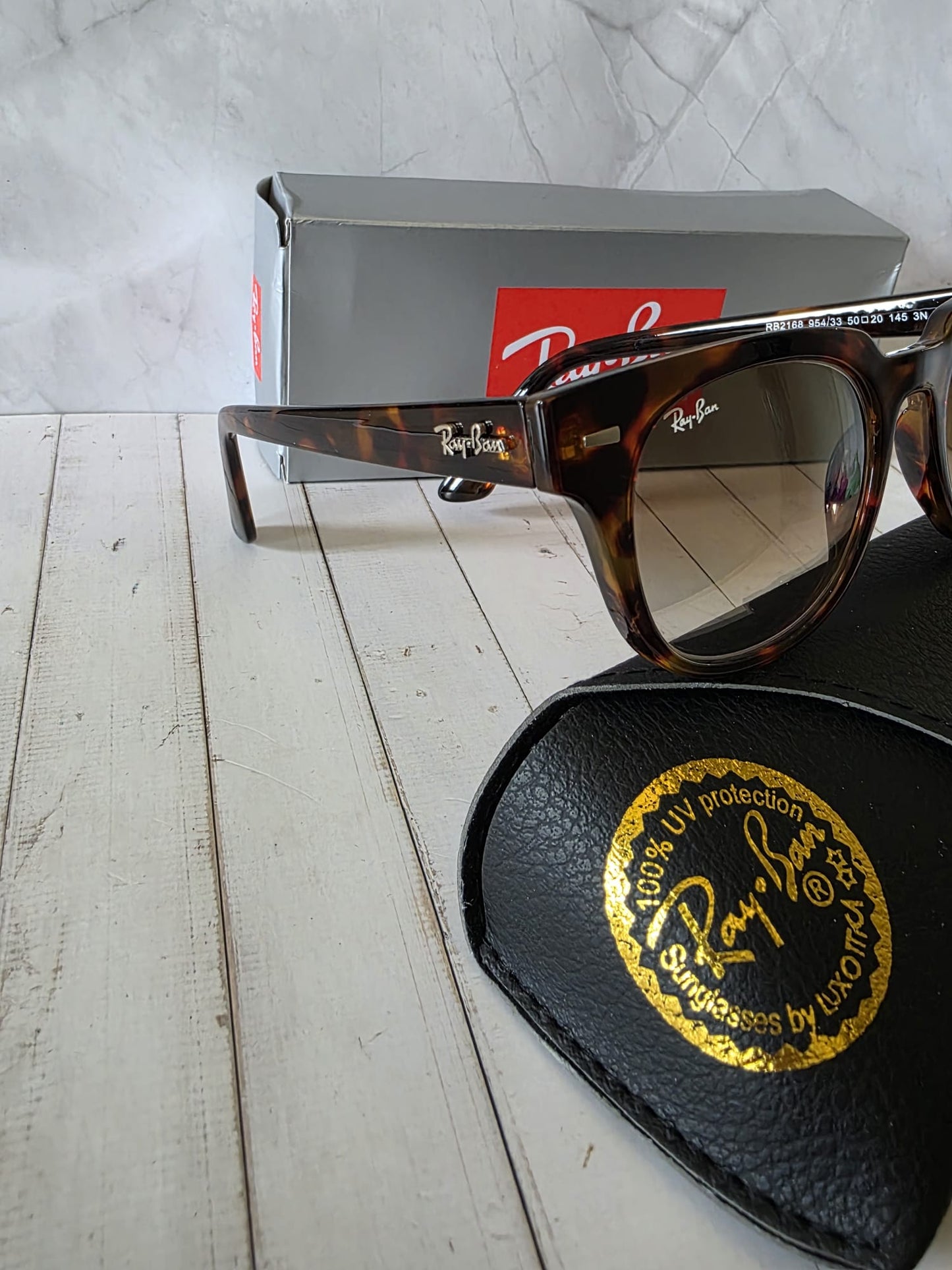 Ray-Ban Meteor Classic – Tartaruga com Lentes B-15